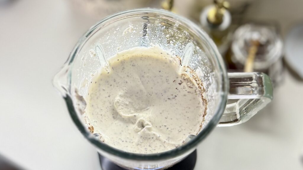 whipped Greek Yogurt, cottage cheese, and seeds