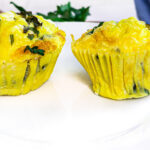 close up picture of cottage cheese egg bites