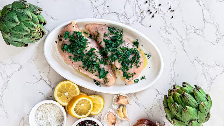 prevent gap-1 muscle loss, flatly of chicken lemons, parsley, basil, olive oil