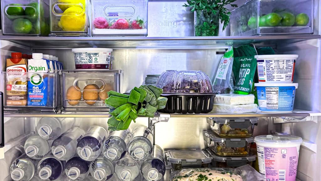GLP-1 Pantry Essentials refrigerator with Mediterranean cold-pantry essentials