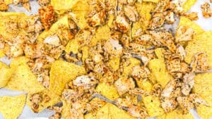 Lemon herb seasoning with dried lemon peels and herbs for cooking and flavor enhancement.